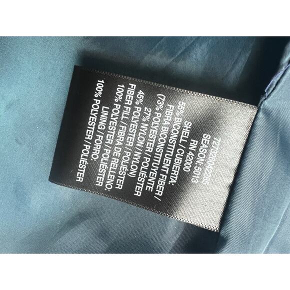 Jaclyn Smith Women's Blue Full Snap Quilted Vest Size Large Mock Neck Zip Pocket - Picture 7 of 9